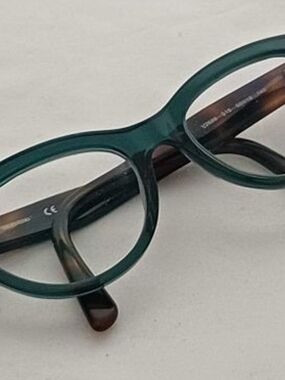 Valentino Classic Cats-eye Women’s Eyeglasses in Deep Green & Tortoiseshell Arms